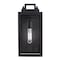 Afx Kansas 14'' Outdoor Sconce, Clear Glass Shade, Black Finish KANW0714MBBK - alternate 5